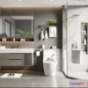 1386670 - Bathroom - Modern Style Interior 3D Scenes - 3D Model - 020 3D Max