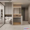 1386728 - Bathroom - Modern Style Interior 3D Scenes - 3D Model - 021 3D Max