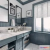 1386808 - Bathroom - Toilet - WC - RestRoom - 3D Interior Scene - 077 3D Max