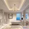 1387066 - Bathroom - Toilet - WC - RestRoom - 3D Interior Scene - 081 3D Max
