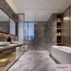 1387847 - Bathroom - Toilet - WC - RestRoom - 3D Interior Scene - 384 3D Max