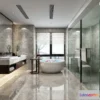 1389732 - Bathroom - Toilet - WC - RestRoom - 3D Interior Scene - 122 3D Max