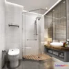 1389865 - Bathroom - Toilet - WC - RestRoom - 3D Interior Scene - 415 3D Max