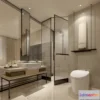 1389934 - Bathroom - Toilet - WC - RestRoom - 3D Interior Scene - 125 3D Max