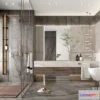 1390235 - Bathroom - Toilet - WC - RestRoom - 3D Interior Scene - 421 3D Max