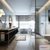 1391097 - Bathroom - 3D Interior Scene - Luxury Style - 003 3D Max