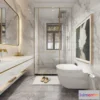 1391273 - Bathroom - 3D Interior Scene - Luxury Style - 006 3D Max