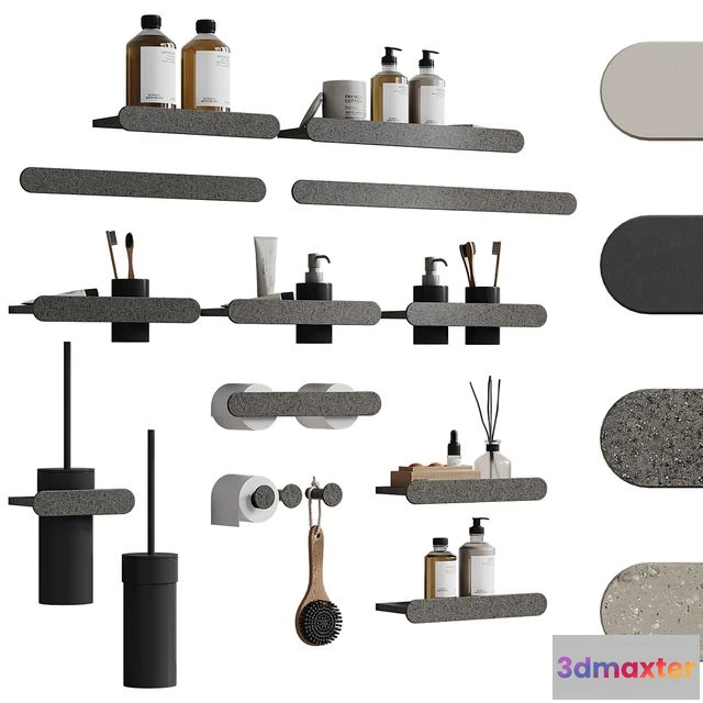 1539335 - Moon bathroom accessories by Rexa 3D Max