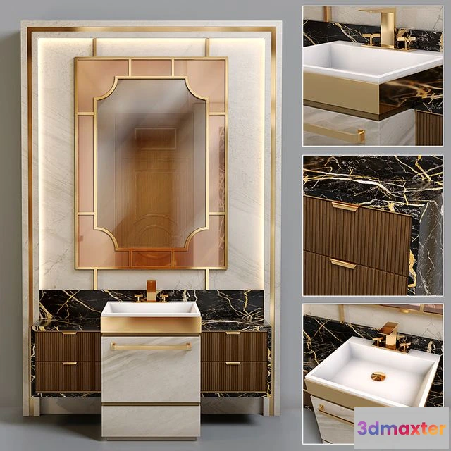 1539693 - Bathroom Furniture Set 1 3D Max
