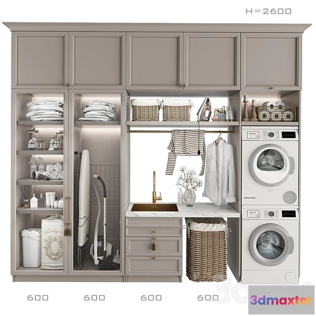 1539851 - Classic laundry 2 3D Max