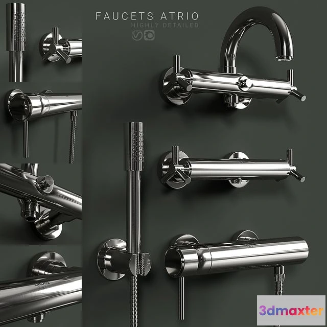 1541907 - Faucets Grohe Atrio 3 3D Max