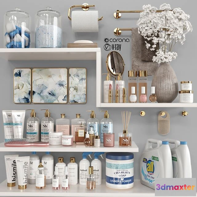 1542319 - Bathroom accessories 09 3D Max