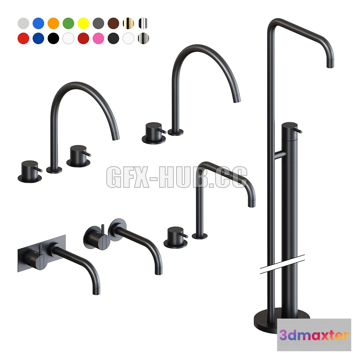 1543699 - Vola basin taps 3D Max