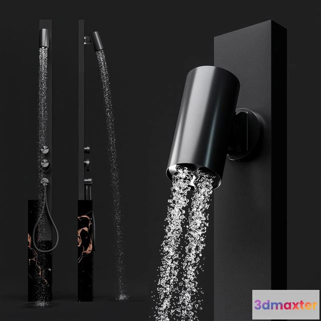 1544613 - Shower Gessi Outdoor Wellness G02 3D Max