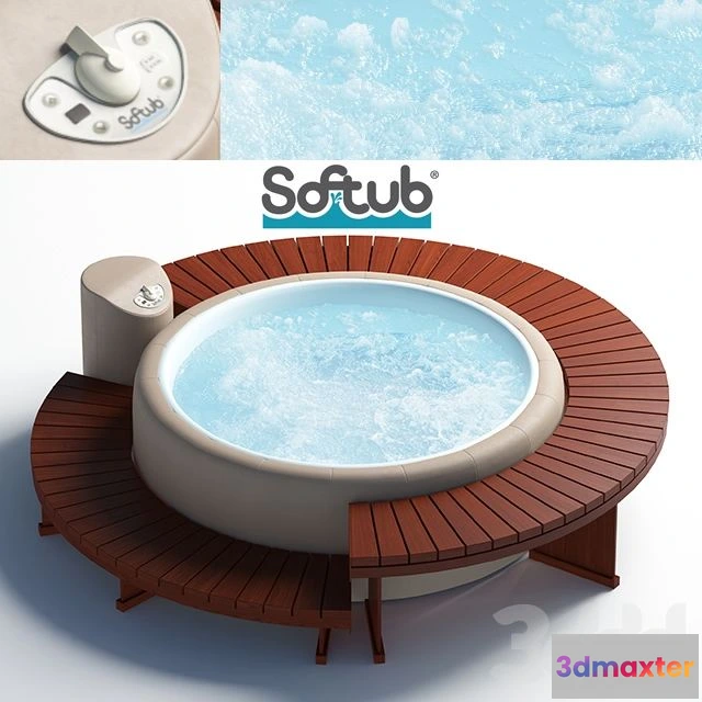 1544699 - Softub exterior jacuzzi 3D Max