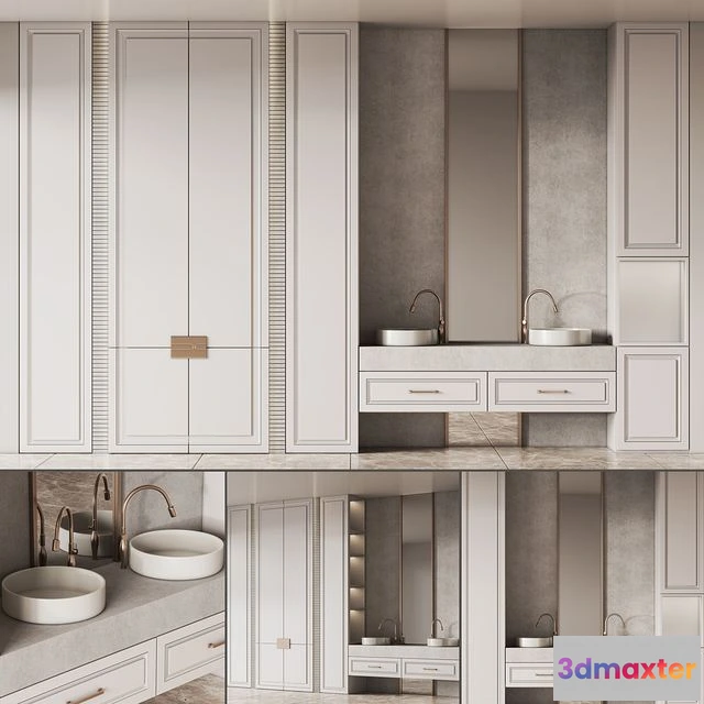 1545173 - Bathroom Furniture Set 19 3D Max