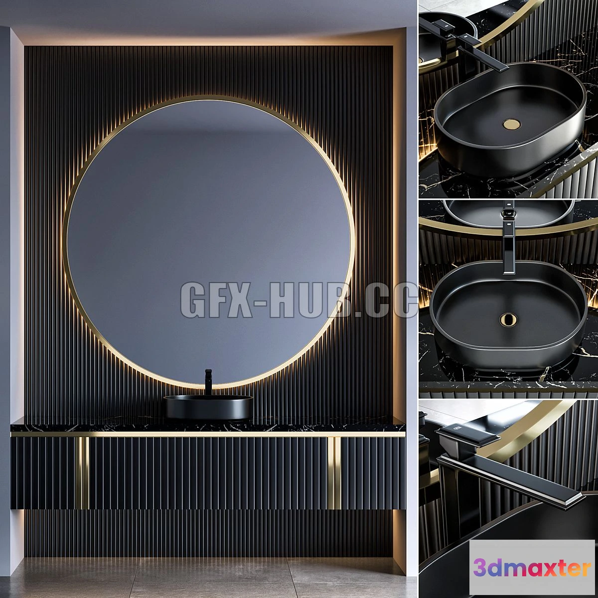 1546603 - Bathroom Furniture 45 3D Max