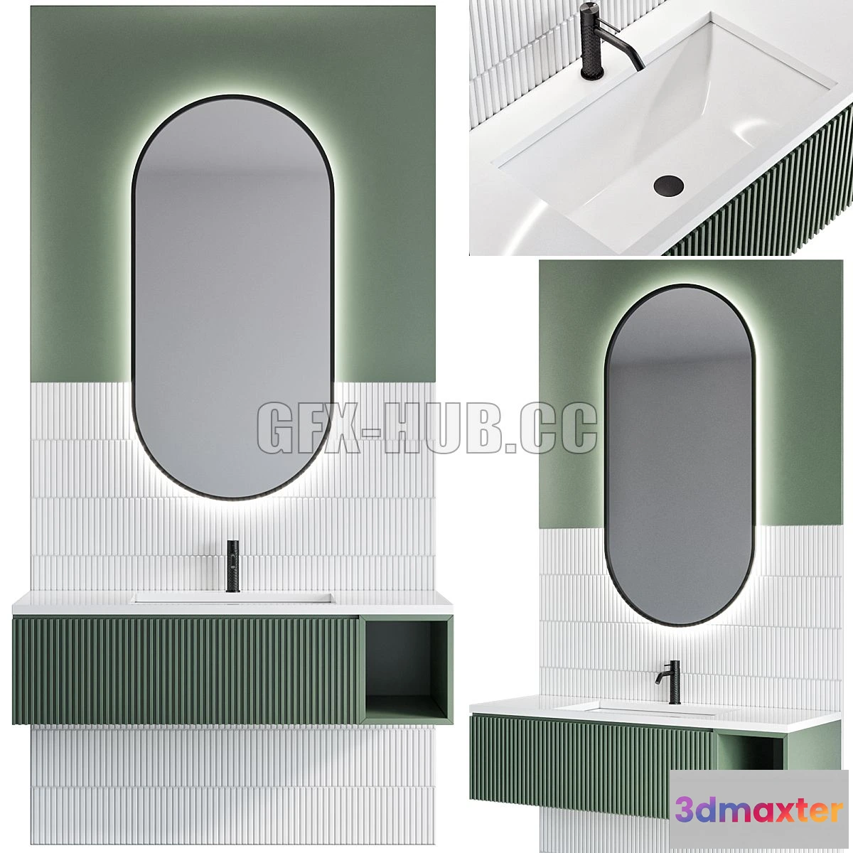1546605 - bathroom furniture 62 3D Max