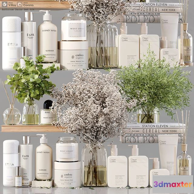 1547007 - Bathroom Decor Set 026 3D Max