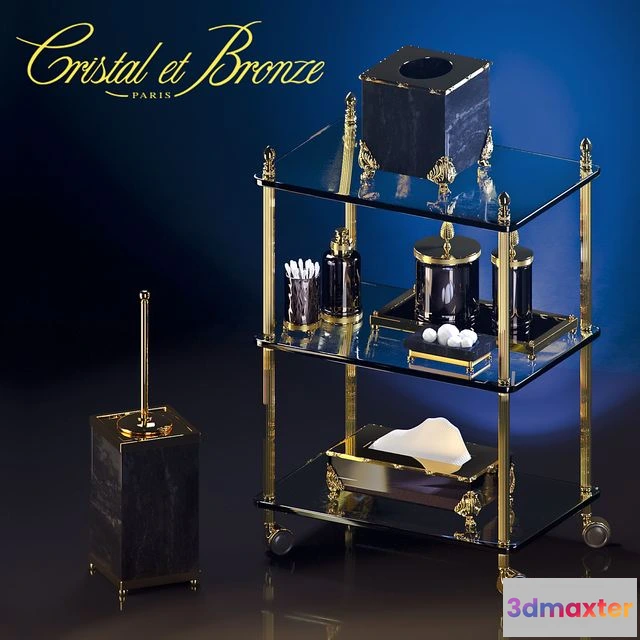 1547147 - Cristal Et Bronze - Prestige - Cisele Obsidienne 3D Max