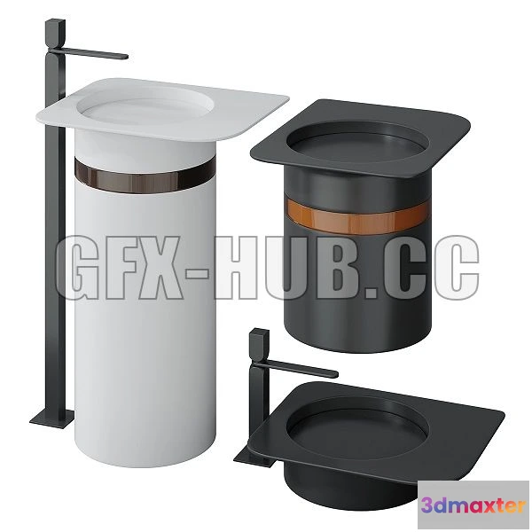 1547945 - Washbasin Salini Ninfea 3D Max