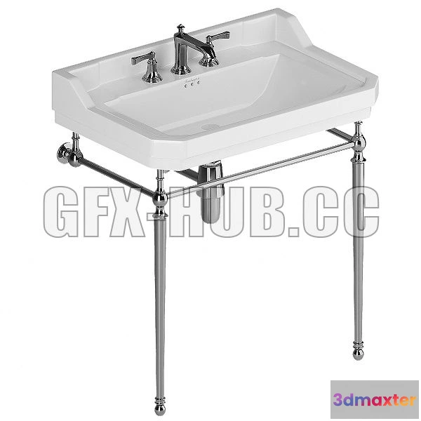 1547947 - Washbowl Burlington Edwardian 3D Max