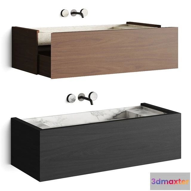 1549353 - Maami Home Navagio Washbasin & Salvatori Spaghetti Tap 3D Max
