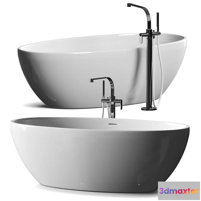 1549429 - Ceramica Flaminia App Bathtub 3D Max