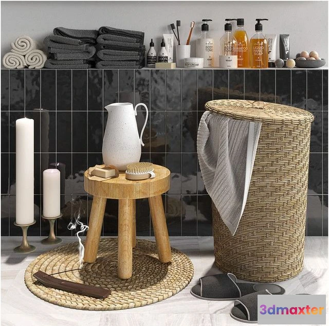 1549759 - Bathroom accessories 2 3D Max