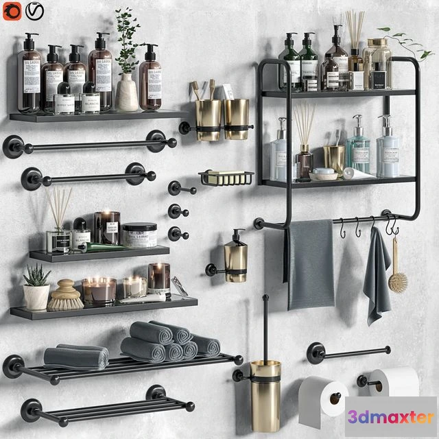 1549761 - Bathroom accessories 20 3D Max