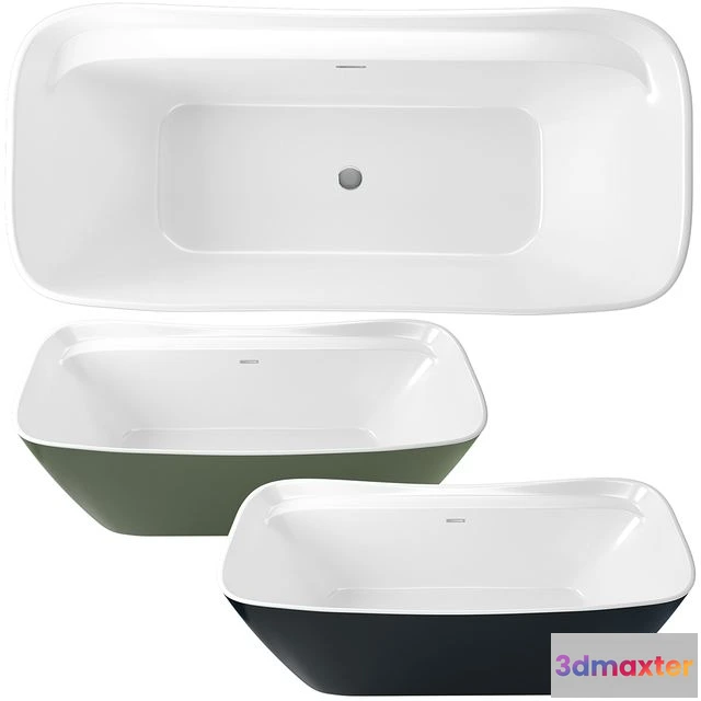 1550377 - Acrylic bathtub Allen Brau Infinity 2 3D Max