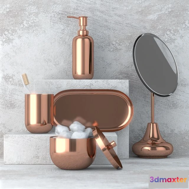 1550957 - Copper_Gleam_Bath_Collection 3D Max