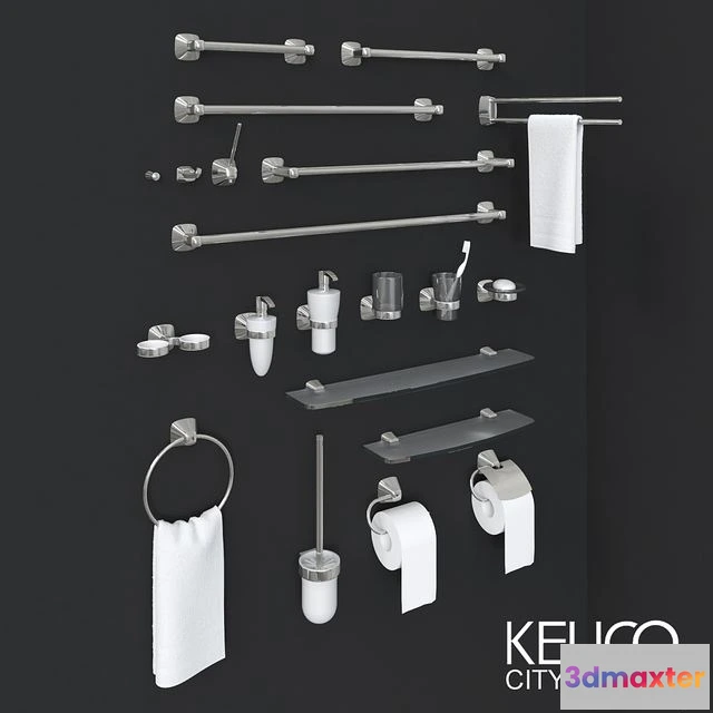 1551741 - KEUCO ACCESSOIRES CITY.2 3D Max