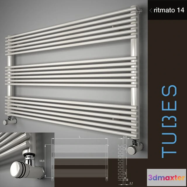 1552727 - Towel Tubes Ritmato 14 3D Max