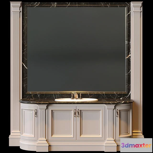 1552861 - Washbasin Clive Christian 3D Max