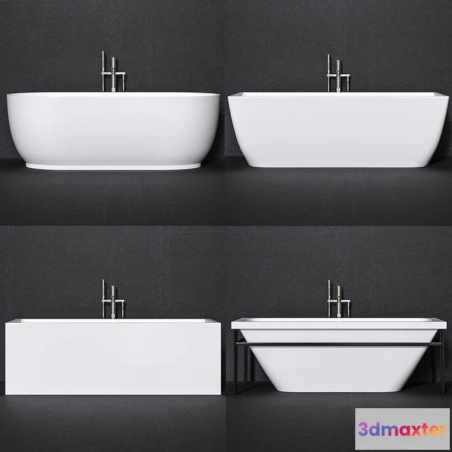 1554067 - Duravit Bath Set 1 3D Max
