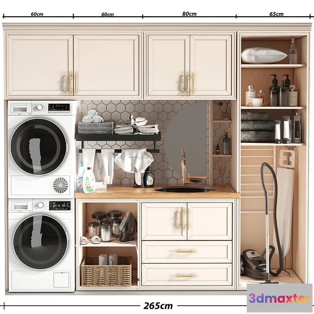 1554289 - Laundry room_vol05 3D Max