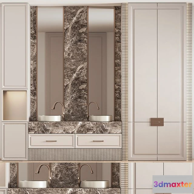 1555091 - Bathroom Furniture Set 07 3D Max