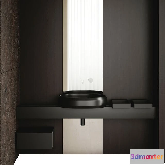 1555097 - Bathroom set RIGO By AGAPE with INALCO UMBRA 3D Max