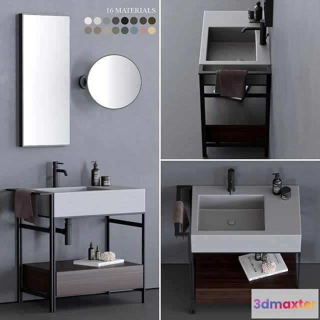 1555269 - Ceramica Cielo Narciso Mini Washbasin 3D Max