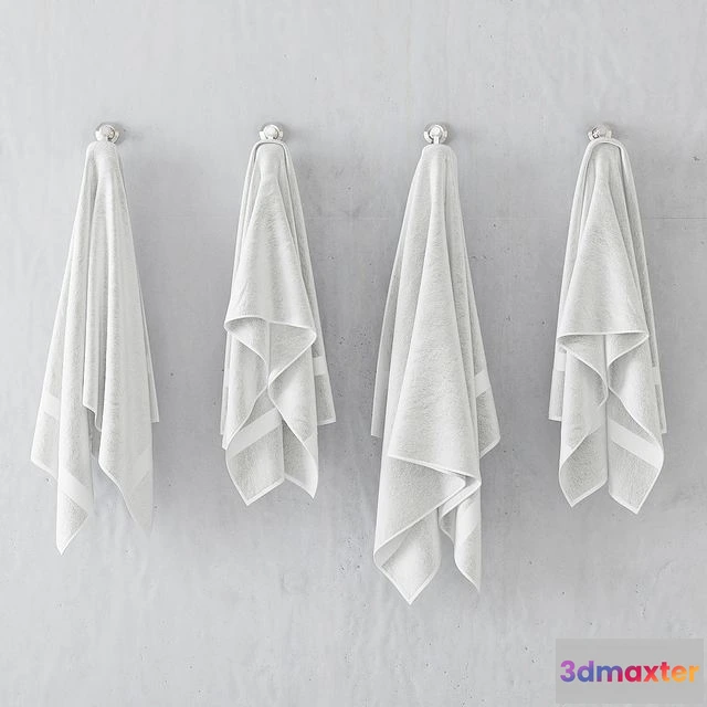 1555599 - RH 802-GRAM TURKISH TOWEL COLLECTION 3D Max