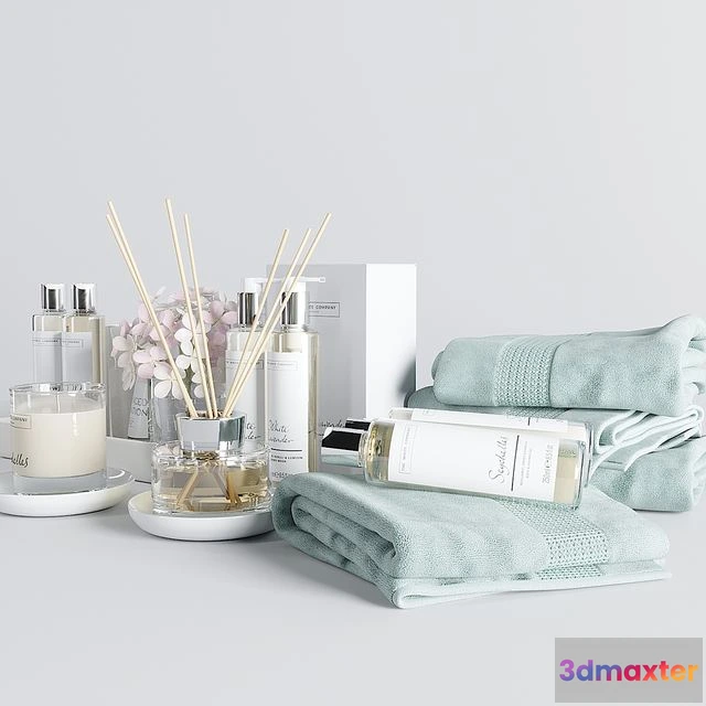 1555977 - The white company bath set 3D Max