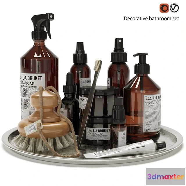 1556977 - Decorative set LA BRUKET 3D Max