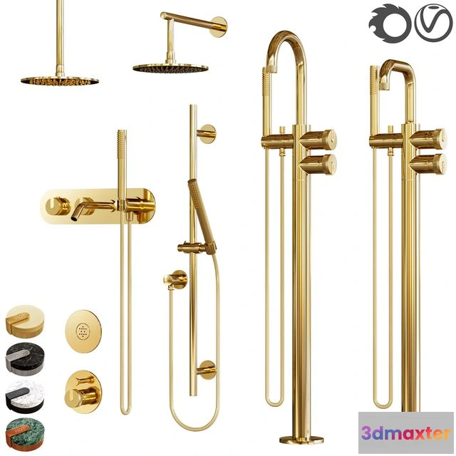 1557295 - Graff_mod + _faucet_set_02 3D Max