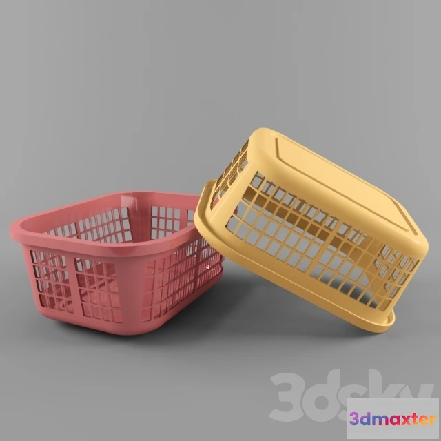 1558669 - Basket for linen 3D Max