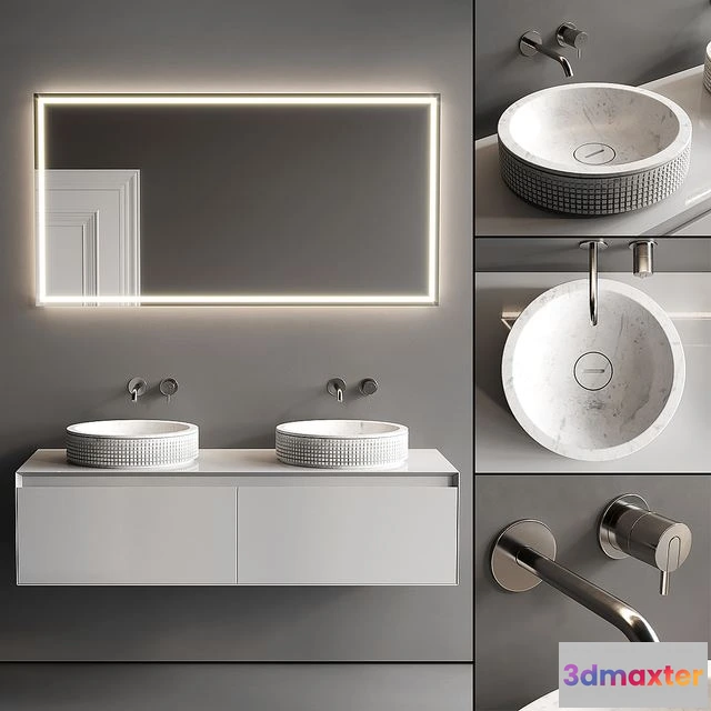 1559055 - Antonio Lupi Panta Rei + Pixel Vanity Unit 3D Max
