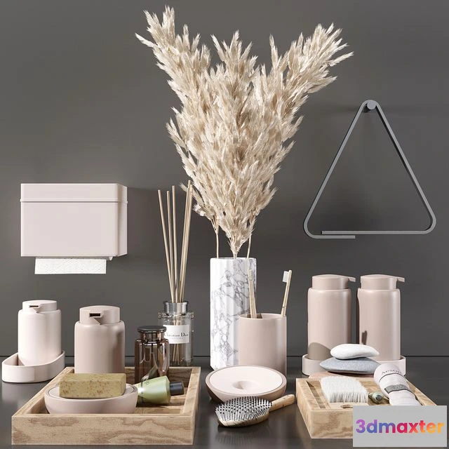 1559113 - Bathroom Decorative Set 01 3D Max