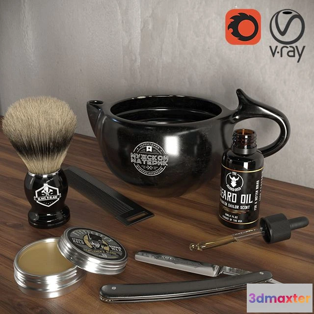 1559825 - Shaving kit 3D Max