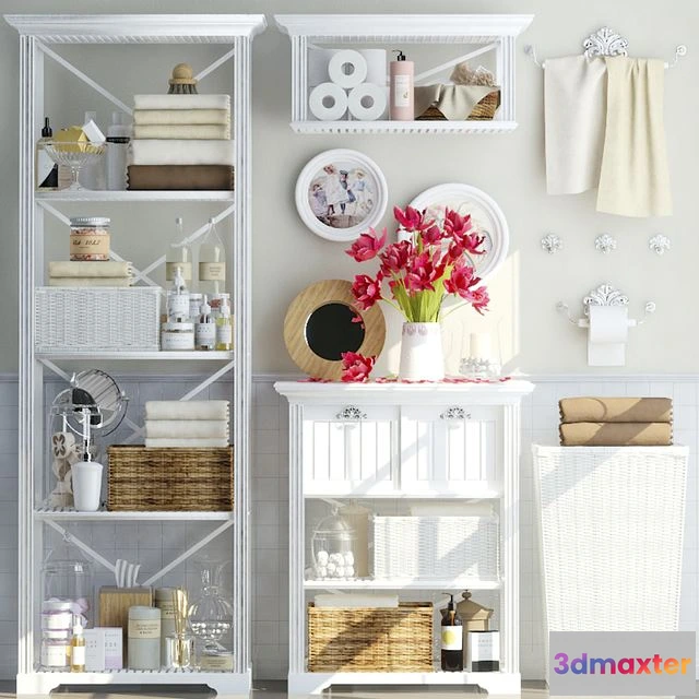 1559829 - Shelving in the bathroom 4 3D Max