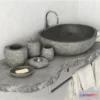 1559914 - Stone washbasin 3D Max